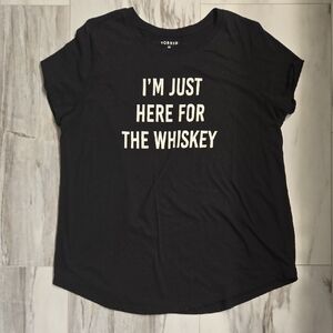 Torrid Black Relaxed Short Sleeve Tee